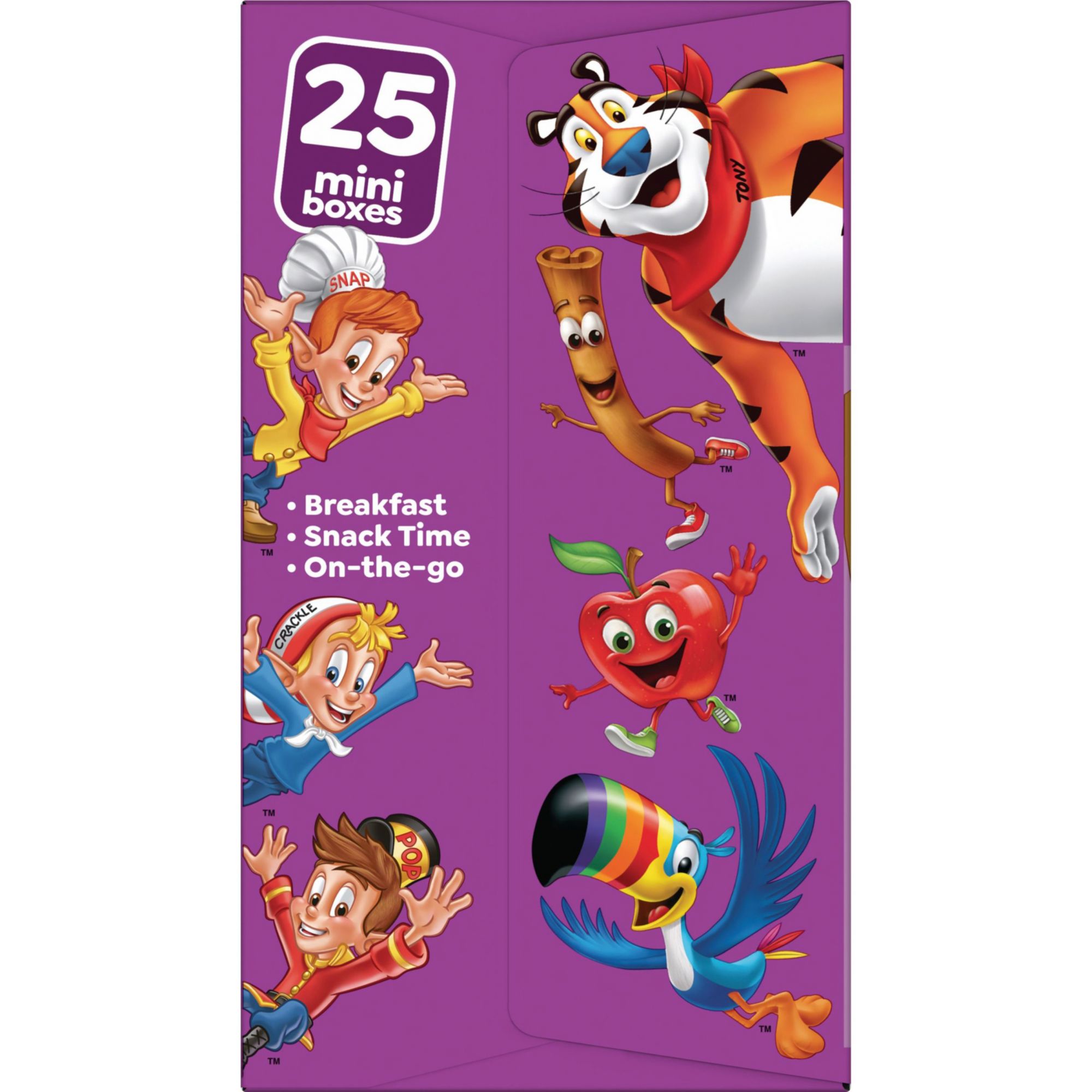 Kellogg's Cereal Single Serve Kids Variety Pack, 25 pk.