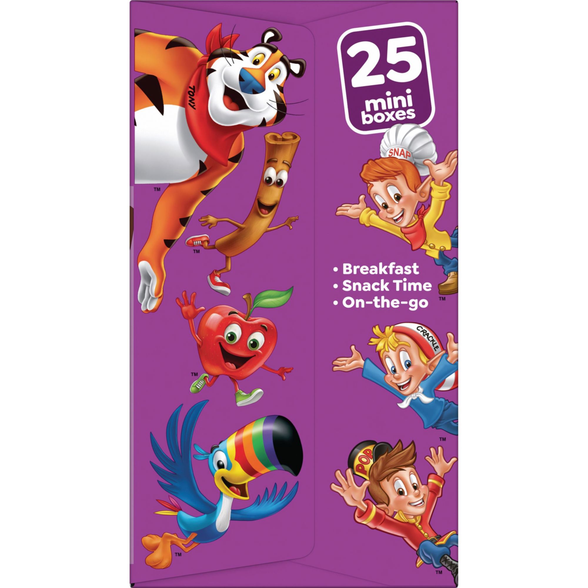 Kellogg's Cereal Single Serve Kids Variety Pack, 25 pk.