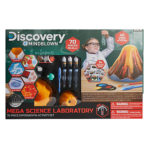 Discovery 70-Pc. Mega Science Laboratory Experiment and Activity Set