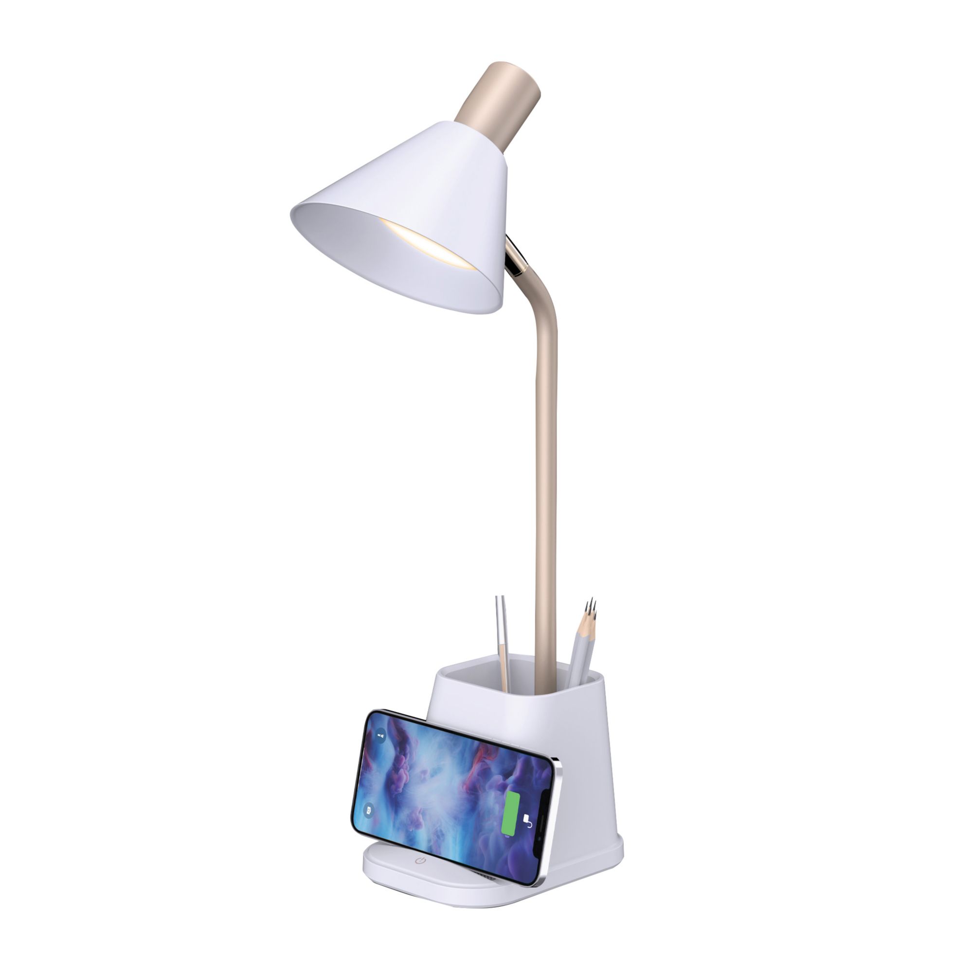 Emerge Sanitizing Desk Lamp With Usb Charging (includes Led Light