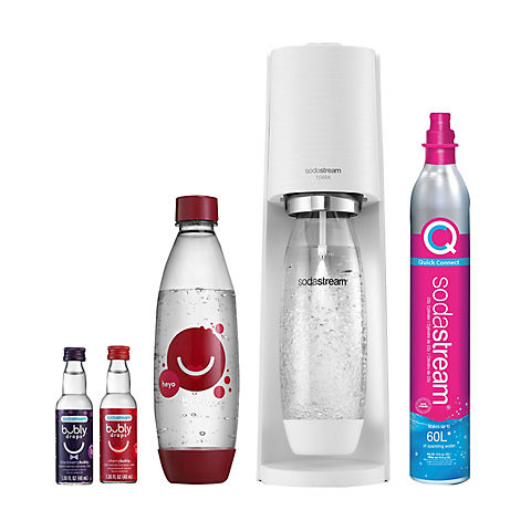 SodaStream x Bubly Drops Special Edition Terra Sparkling Water Maker - White