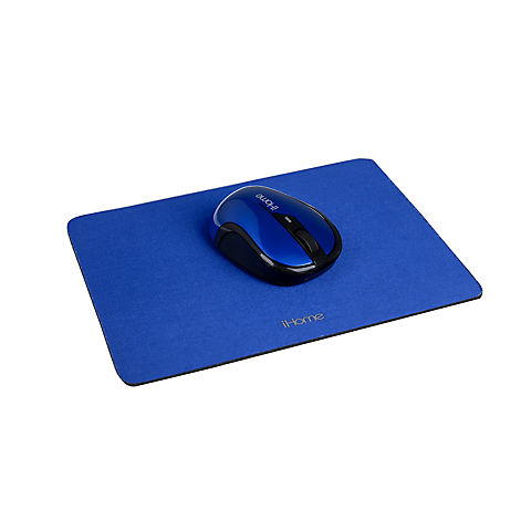 iHome Wireless Mouse and Mousepad Bundle - Blue