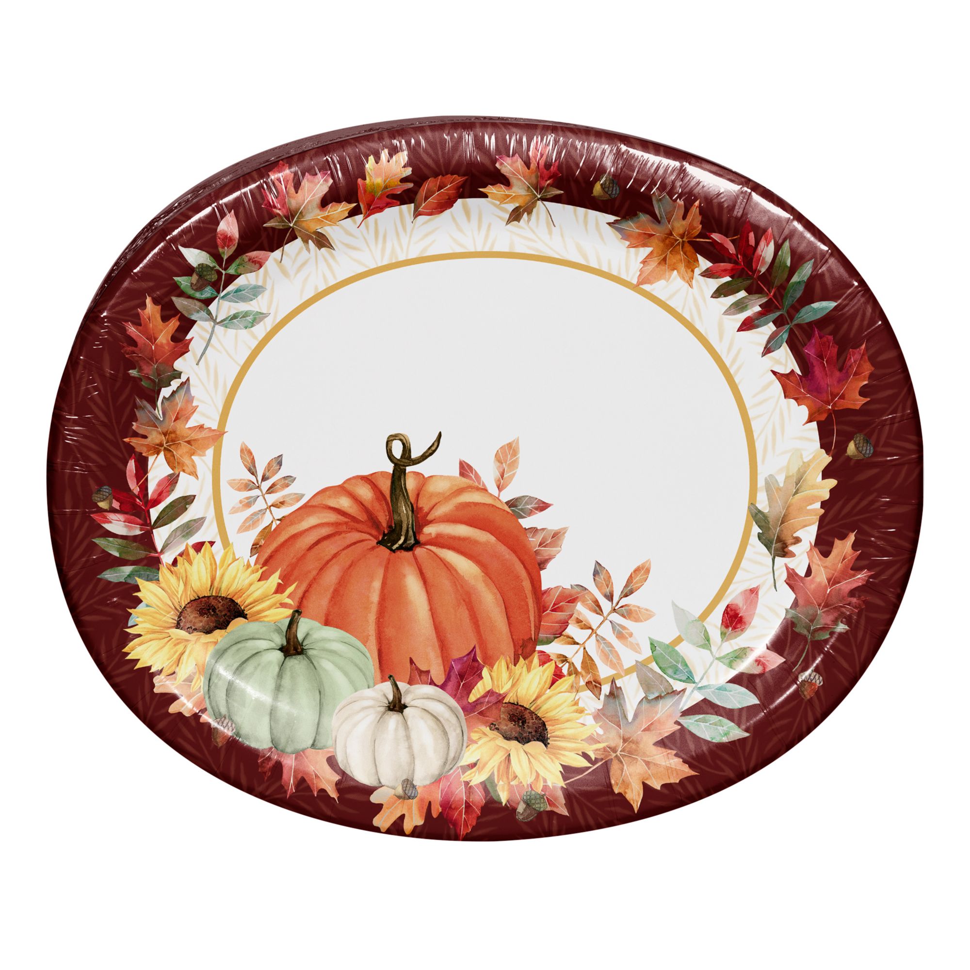 Berkley Jensen Fall Spectacular Oval Platters, 60 ct. | BJ's