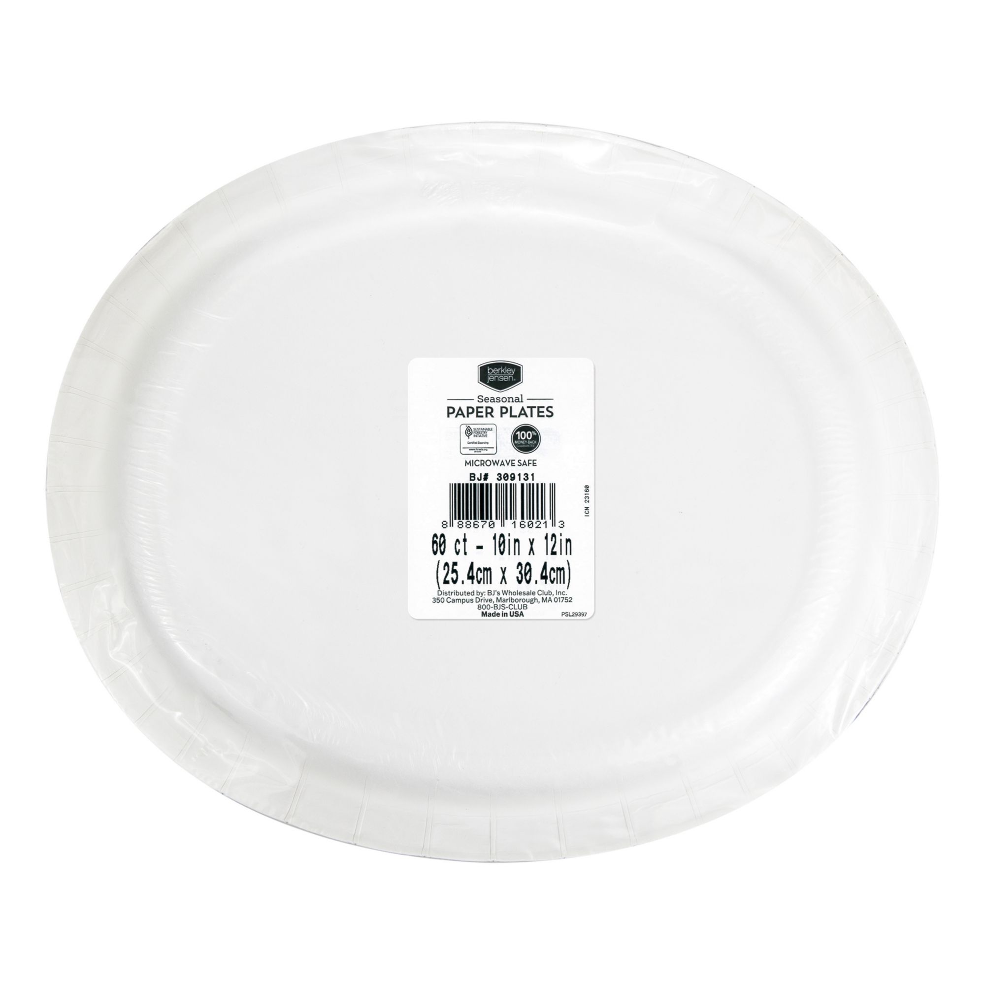 Berkley Jensen 10 White Plastic Dinner Plates