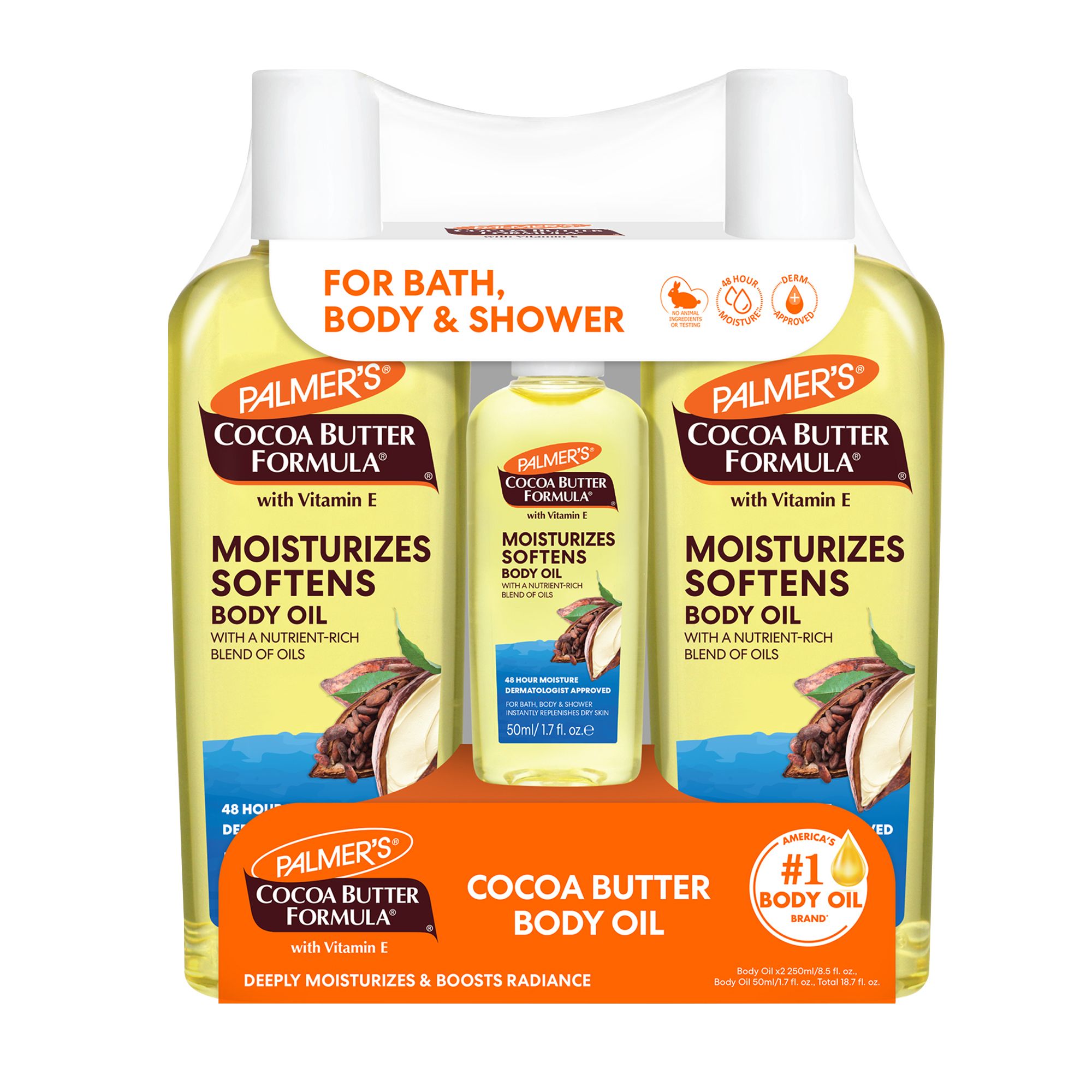 Palmers Cocoa Butter Formula Body Oil, Moisturizing, Lightly Scented - 8.5 fl oz