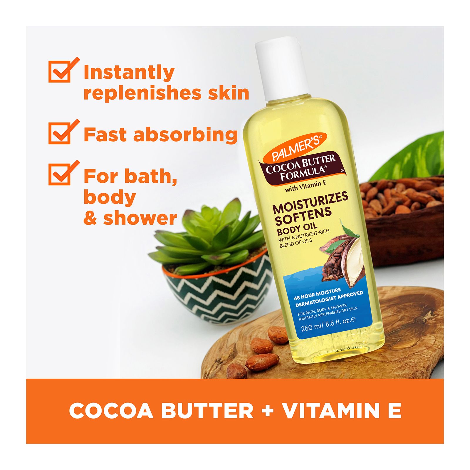 Palmer's Cocoa Butter Formula Body Oil, 2 ct.