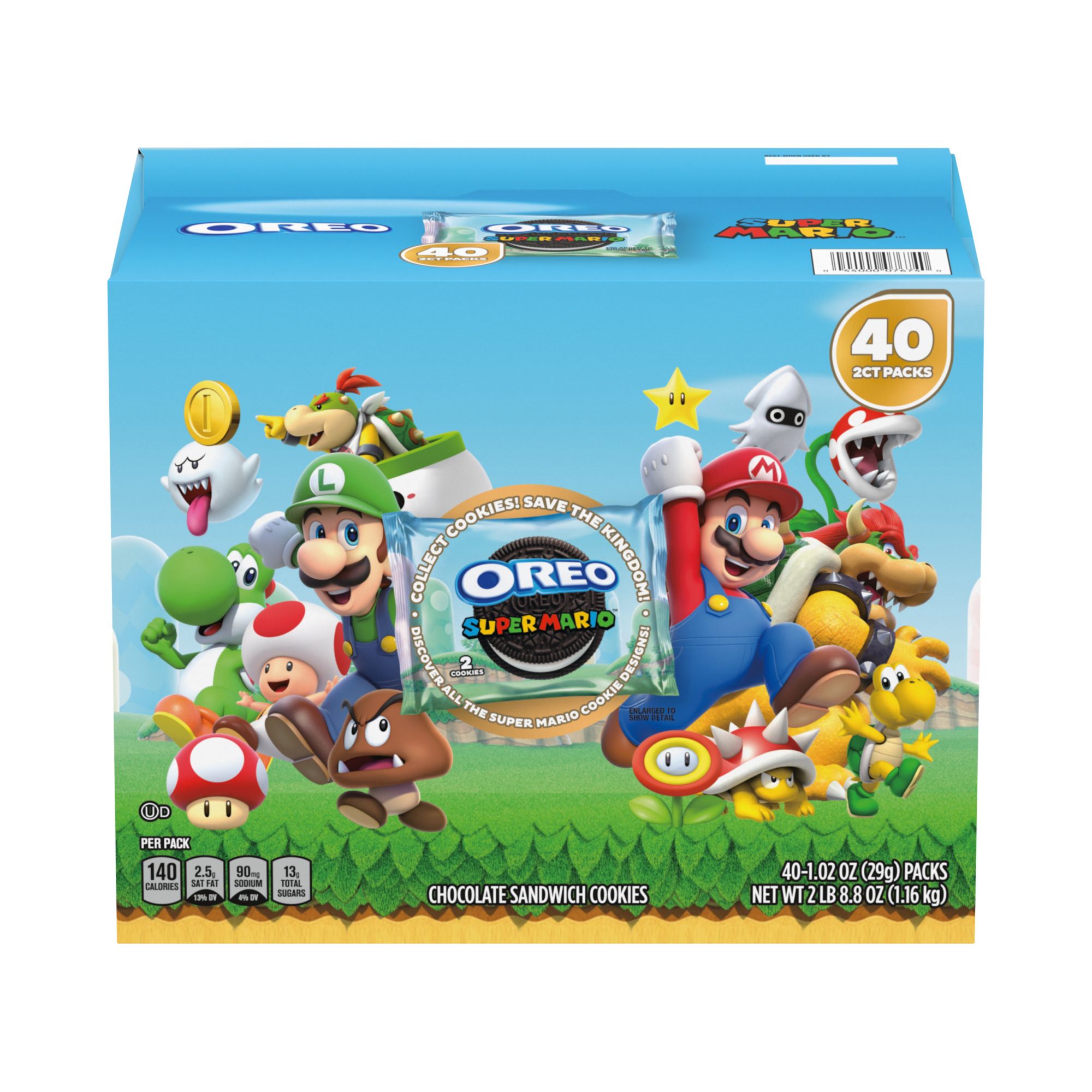 Oreo Drops Limited-Edition Super Mario Cookies with Different Characters in  Every Pack