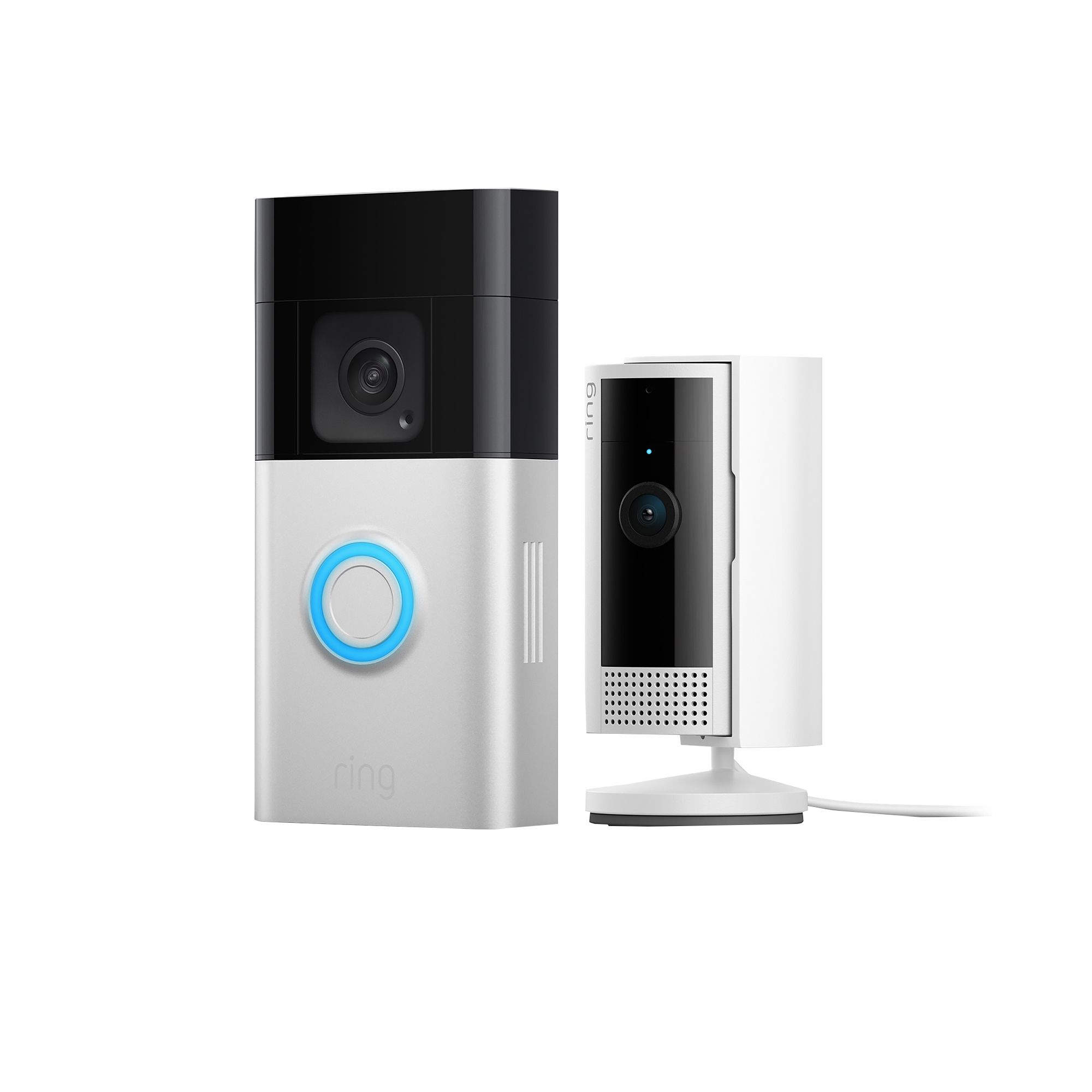 Shop Blink Blink Mini Camera, White + Video Doorbell + Synch Module 2,  White Bundle at