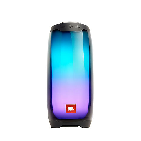 JBL Pulse 4 Waterproof Portable Bluetooth Speaker with Light Show - Black