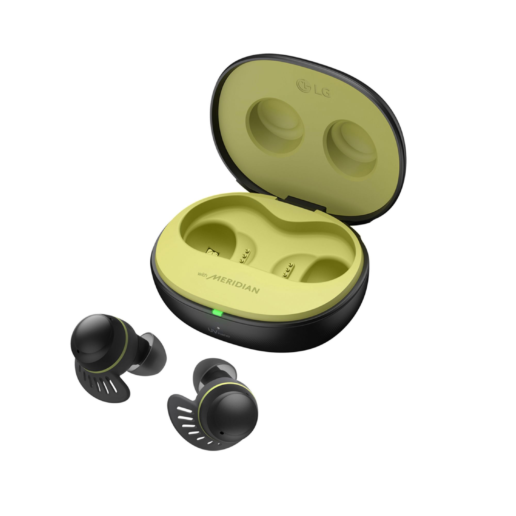 LG Tone TF8 Wireless Bluetooth Earbuds with SwivelGrip and UVnano