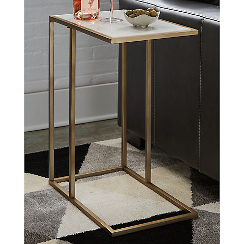 Signature Design by Ashley Lanport Accent Table - White