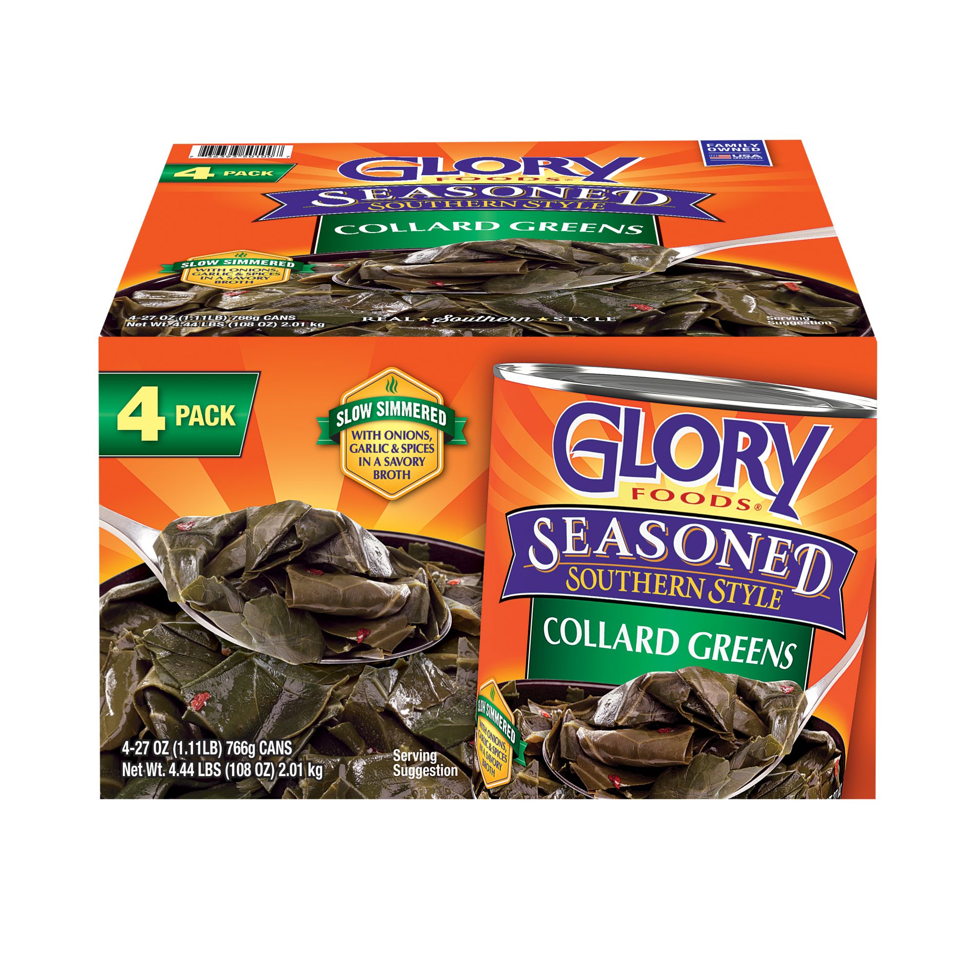 Seasoned Collard Greens - Glory Foods