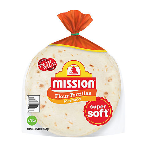 Mission Soft Taco Flour Tortillas, 40 ct.