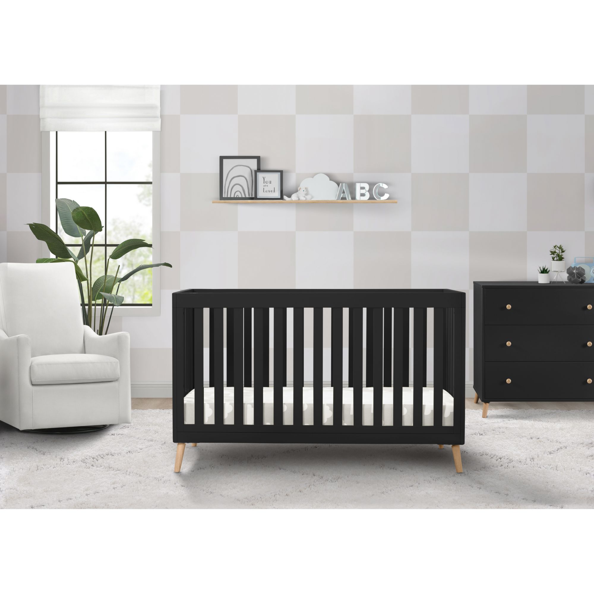 Delta essex crib store white