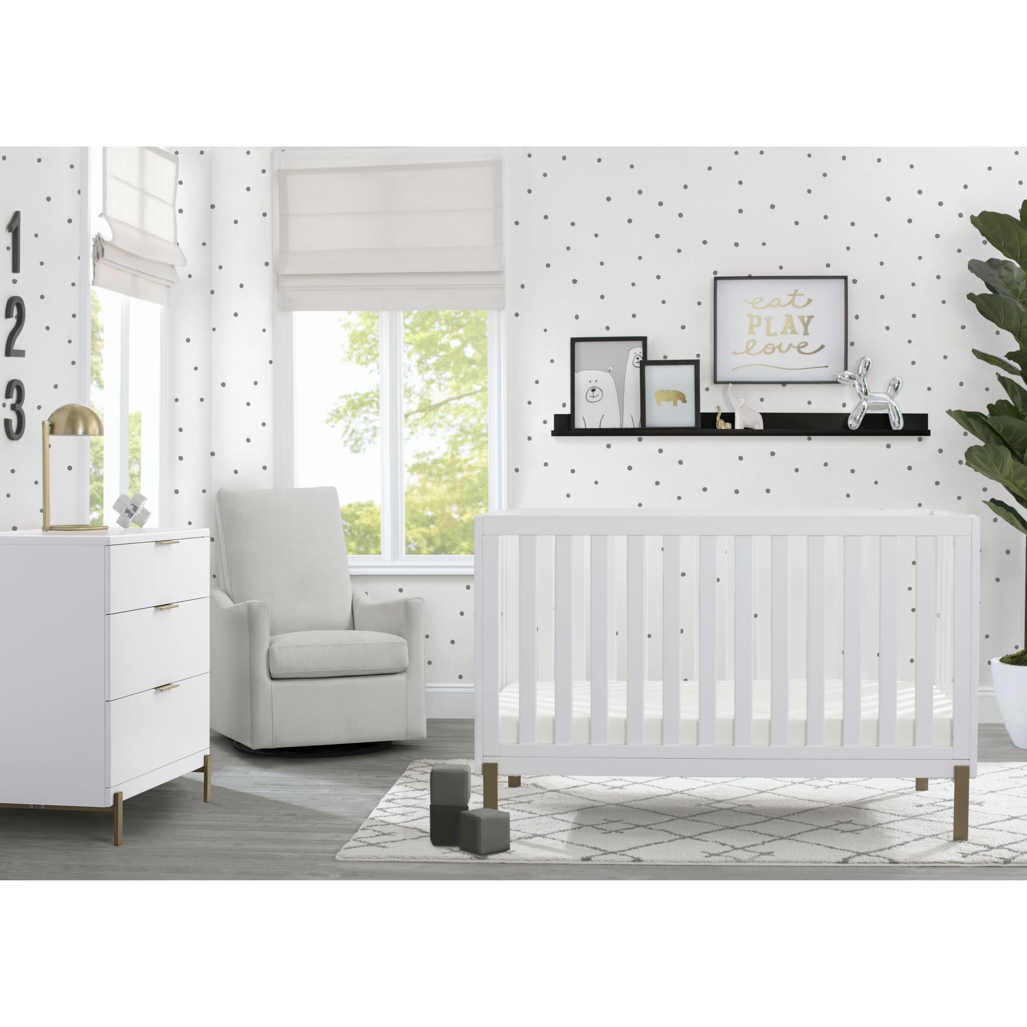 Delta white best sale convertible crib