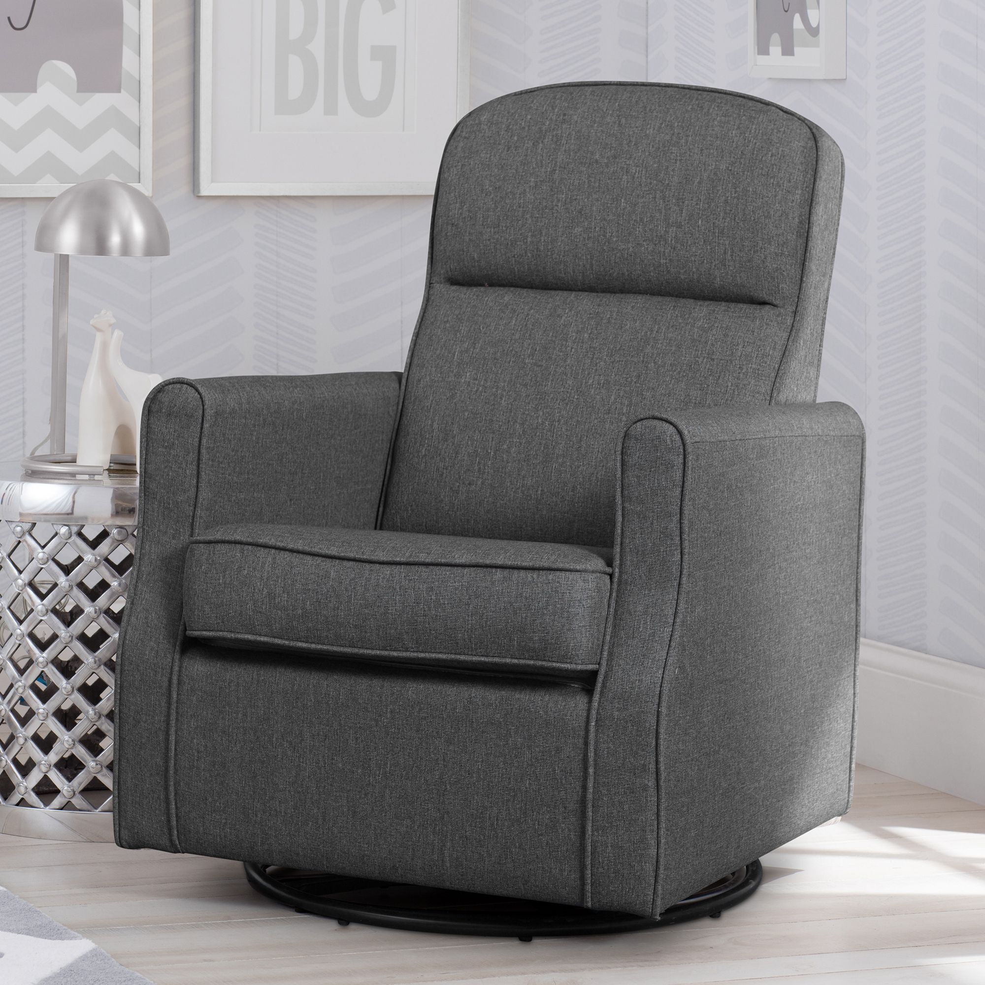 Ready Rocker Portable Rocking Chair - Ideal for Nursery Furniture, Gray