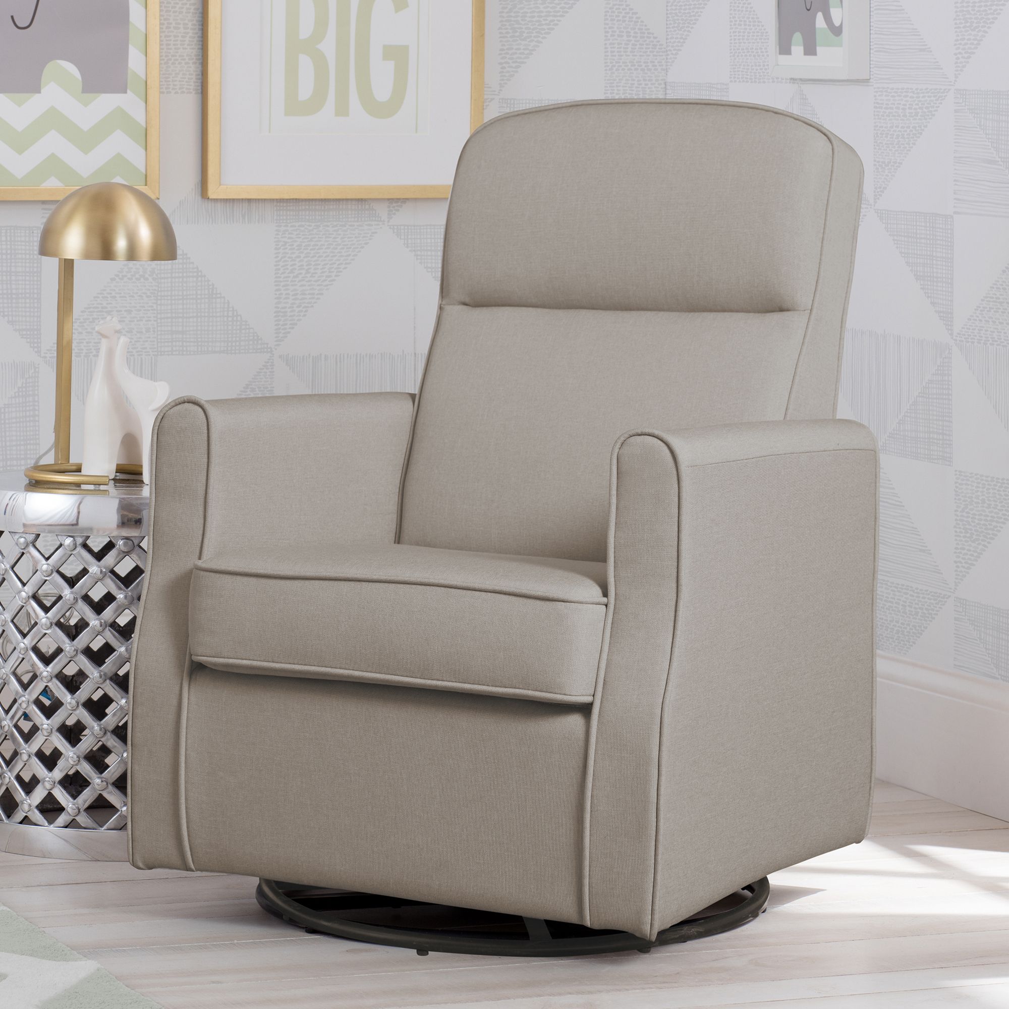 Swivel rocking chair for best sale baby nursery