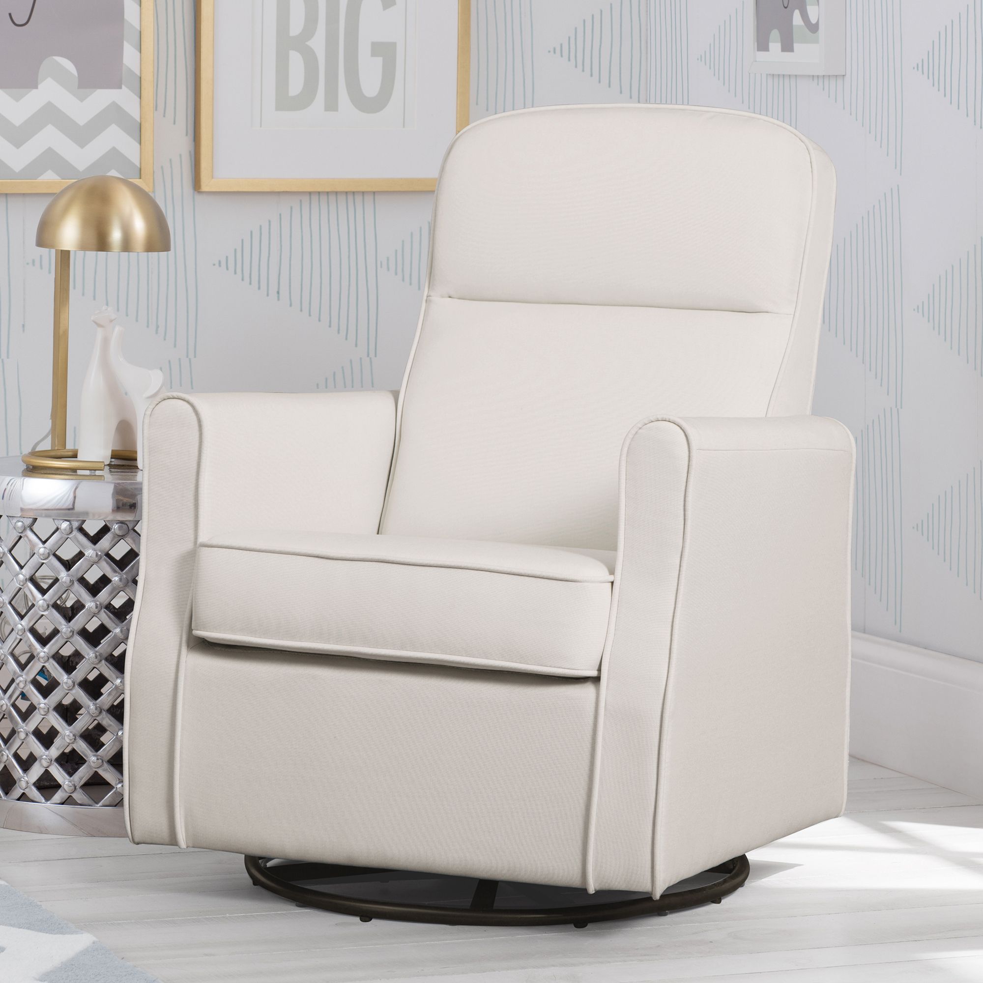 Cream best sale glider chair