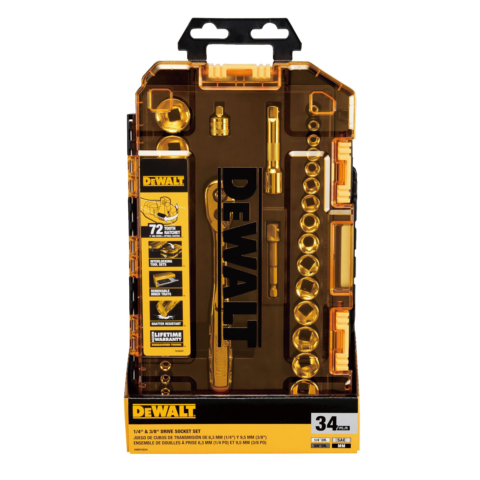 Dewalt 34 pc. 1/4