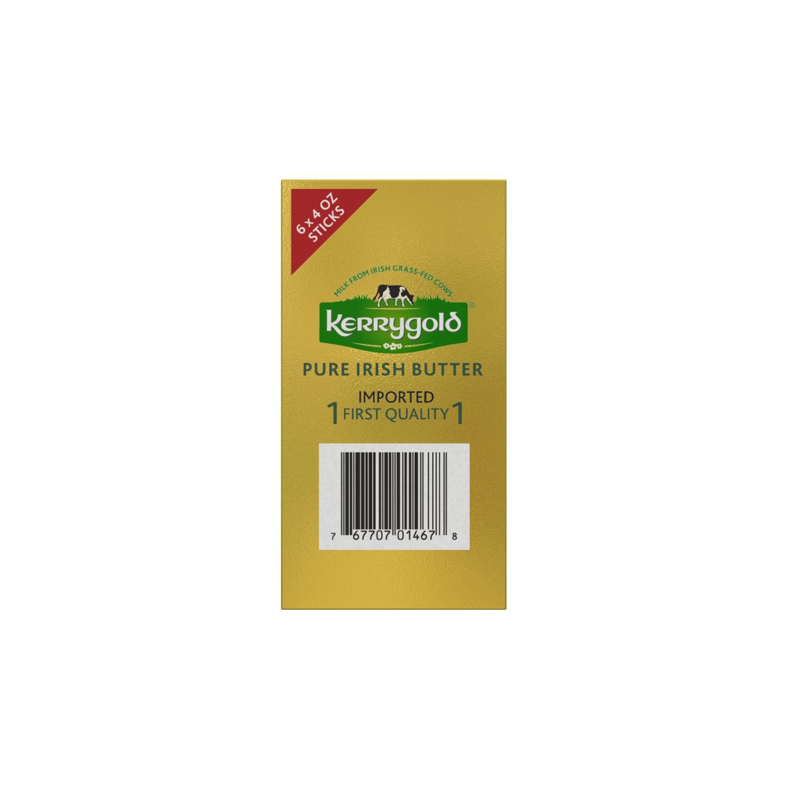 Kerrygold Grass-fed Pure Irish Salted Butter Sticks, 6 pk./4 oz.