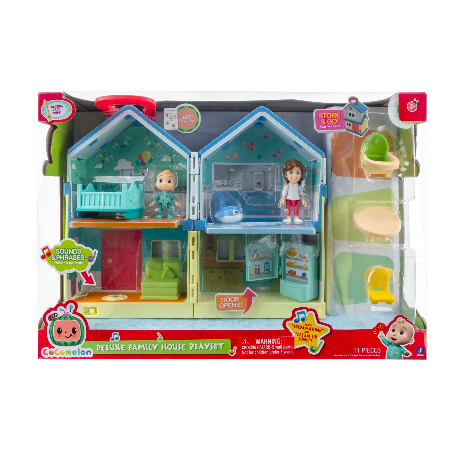 Family Deluxe Wooden Playhouse : : Toys