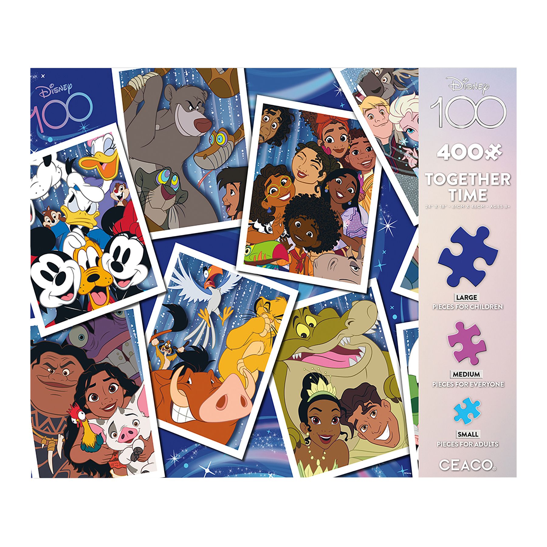 Ceaco Disney D100 Together Time Selfies Puzzle, 400-Pc.