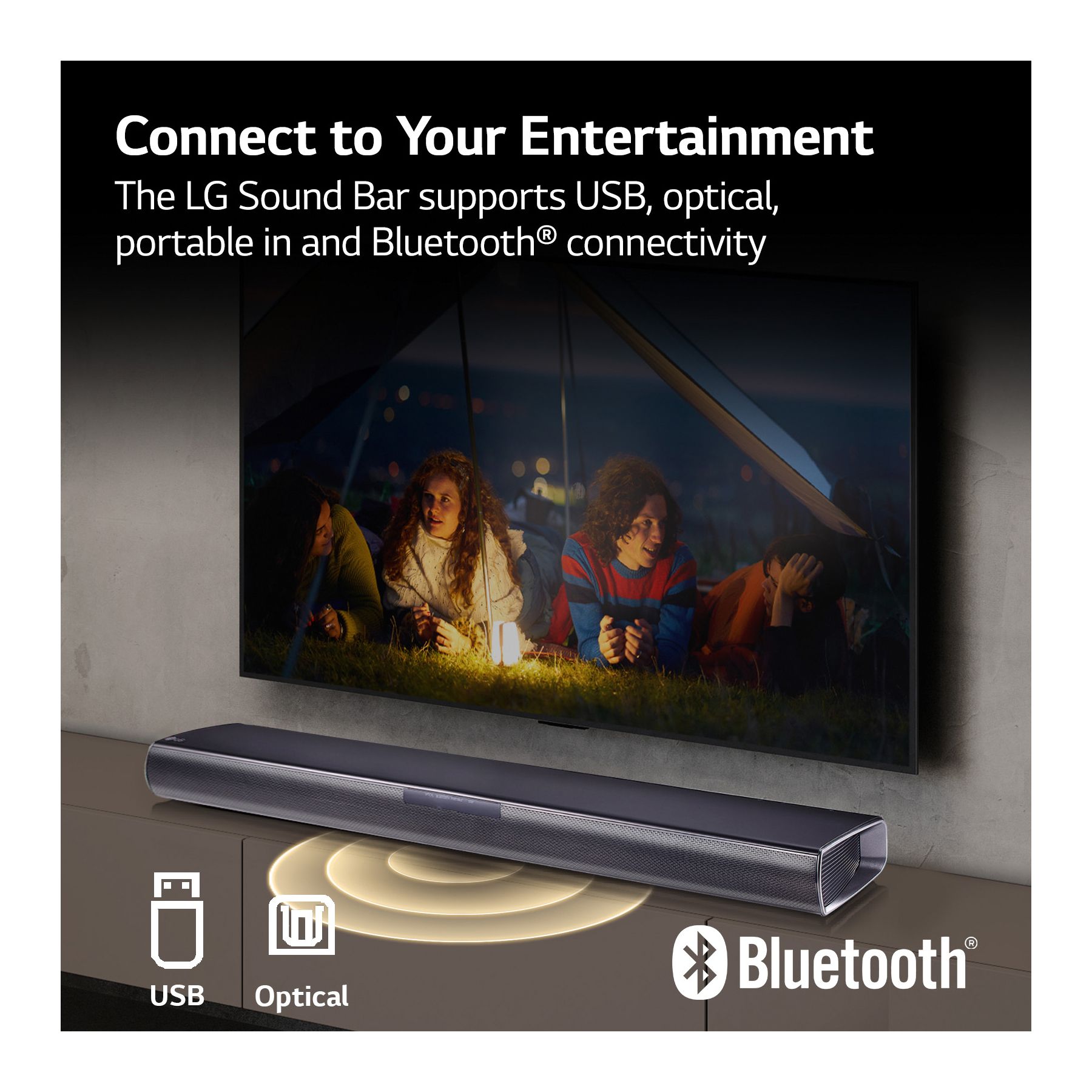 Lg soundbar sales connect bluetooth