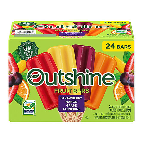 Outshine Fruit Bars Variety Pack with Mango, 24 pk.