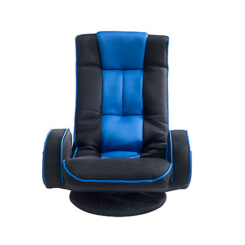 GameRider Swivel Floor Lounging Game Chair - Blue