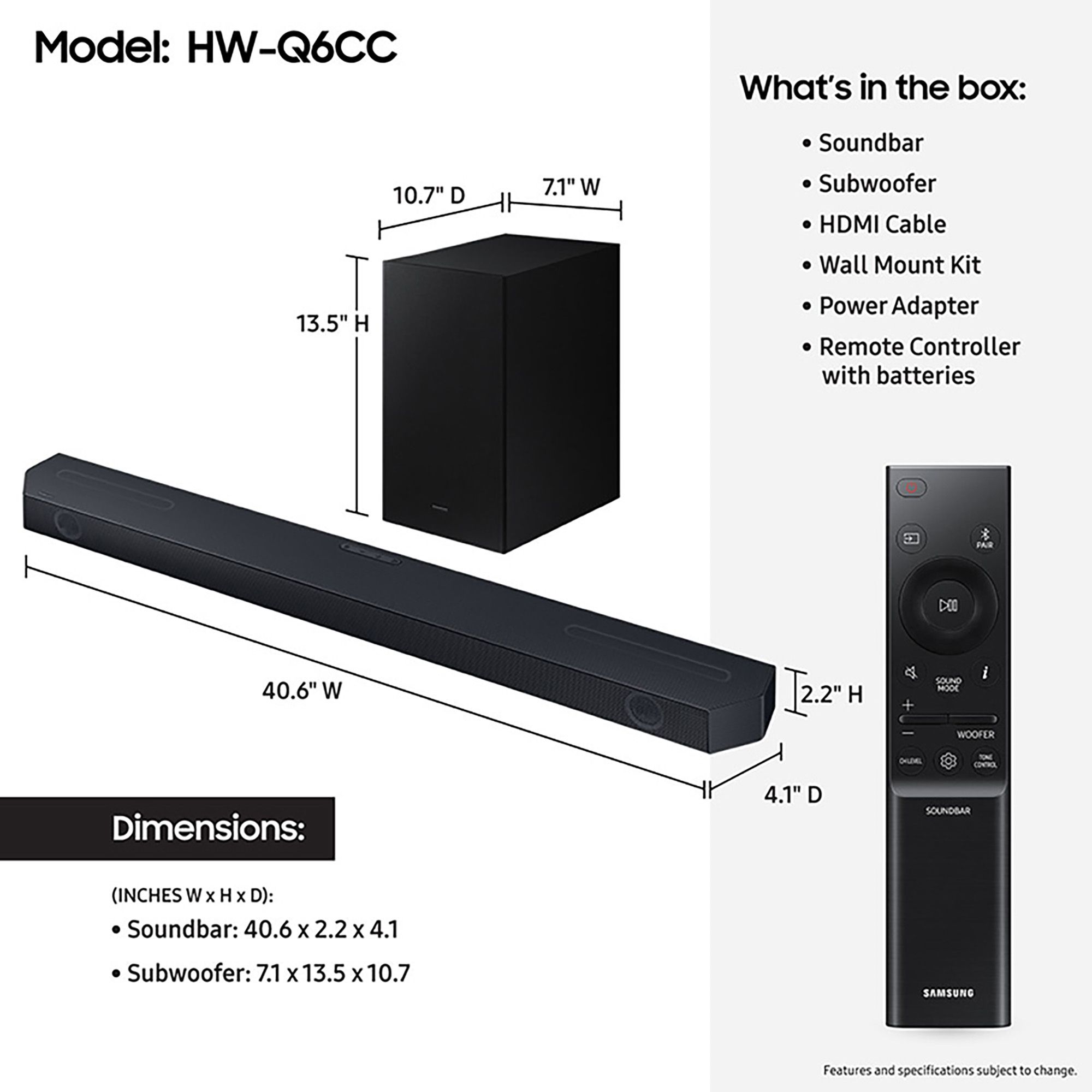 Soundbar discount 4.1 samsung