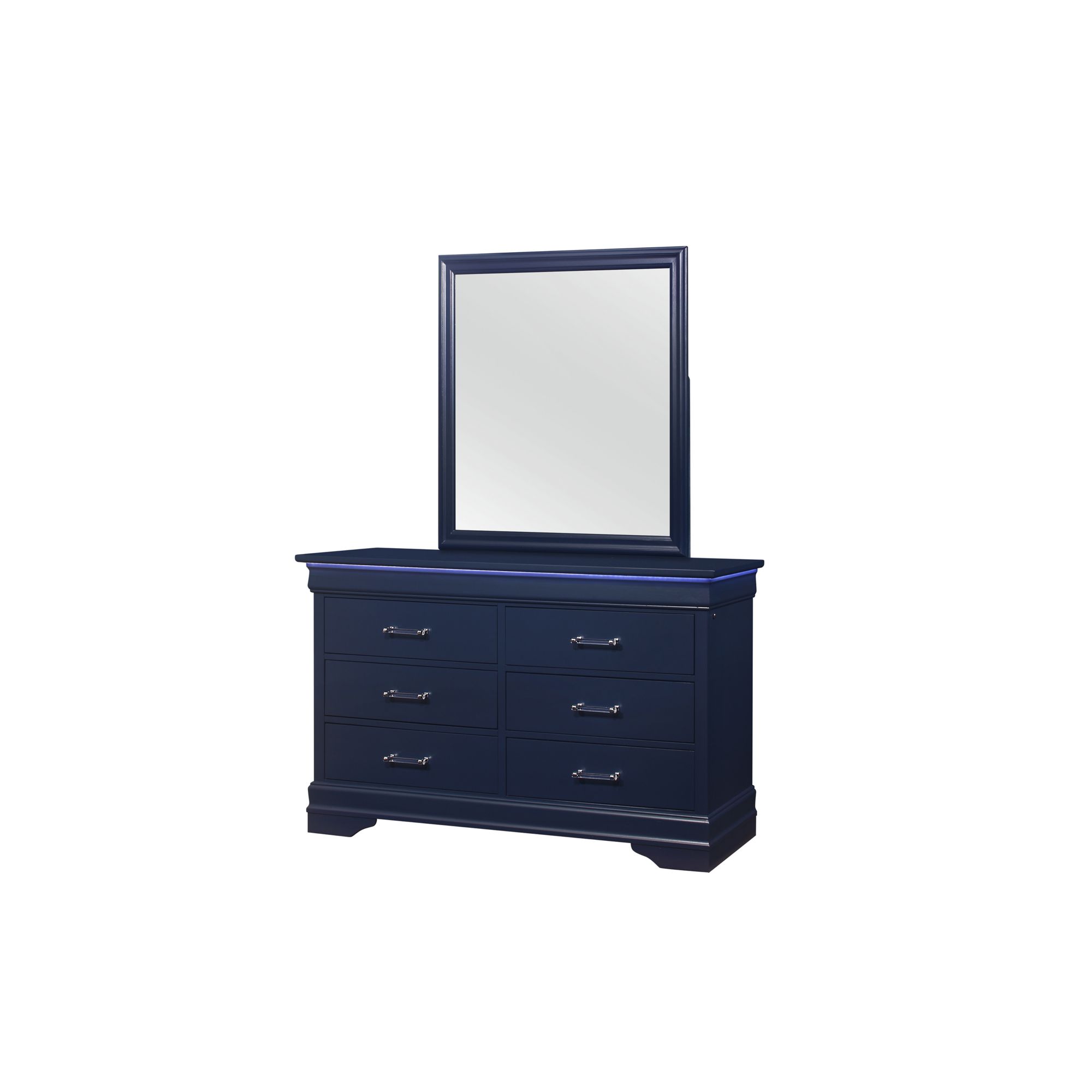 Charlie Queen Bedroom Set - Blue