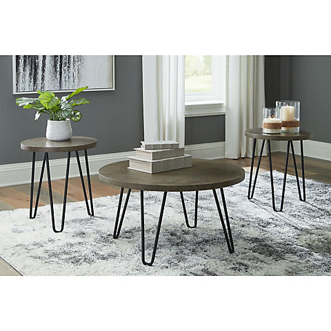Ashley Furniture 3-Piece Hadasky Tables Set