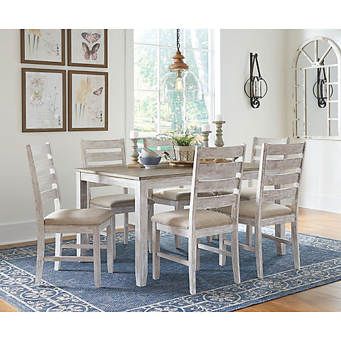 Ashley Furniture 7-Piece Skempton Dining Table and Chairs Set