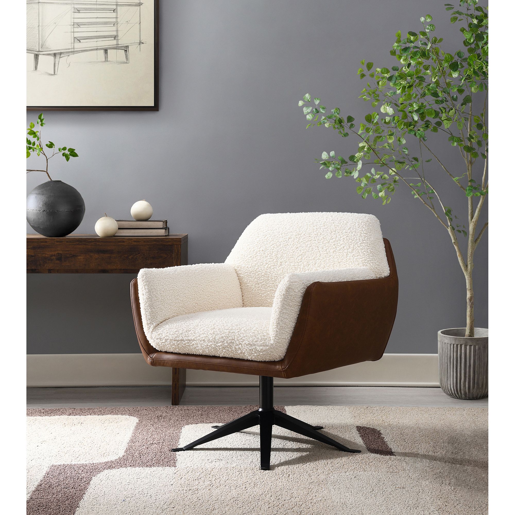 Abbyson on sale accent chair