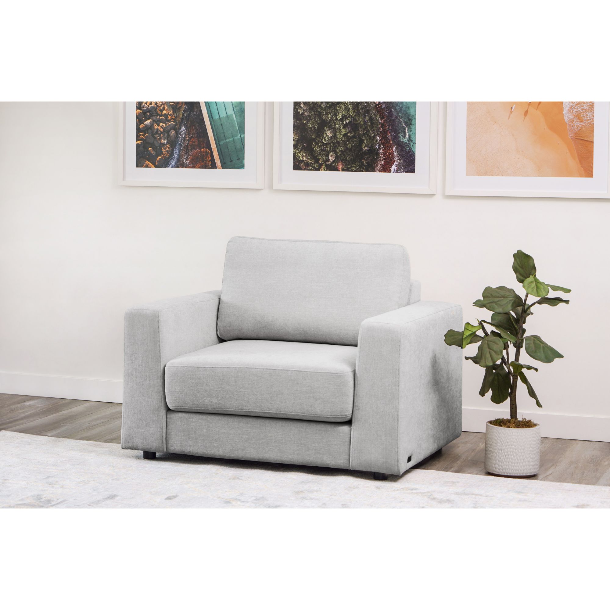 Armchair light online grey