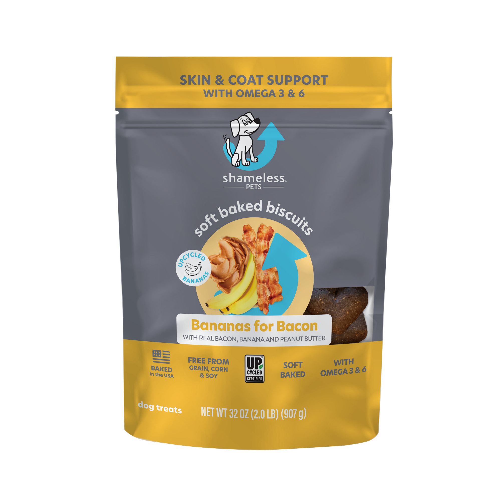 Kong Peanut Butter Baked Snack Treats for Dogs, Fits in Large