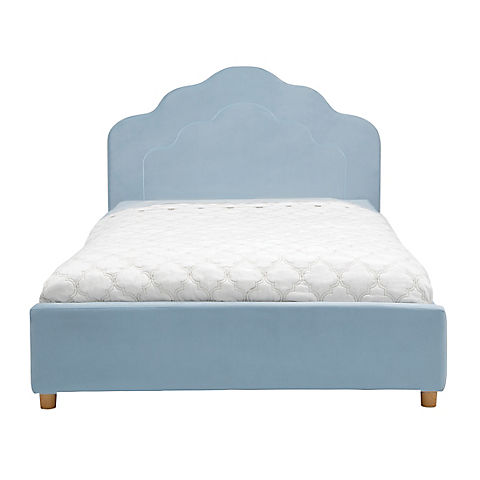 Delta Children Upholstered Twin Bed - Light Blue