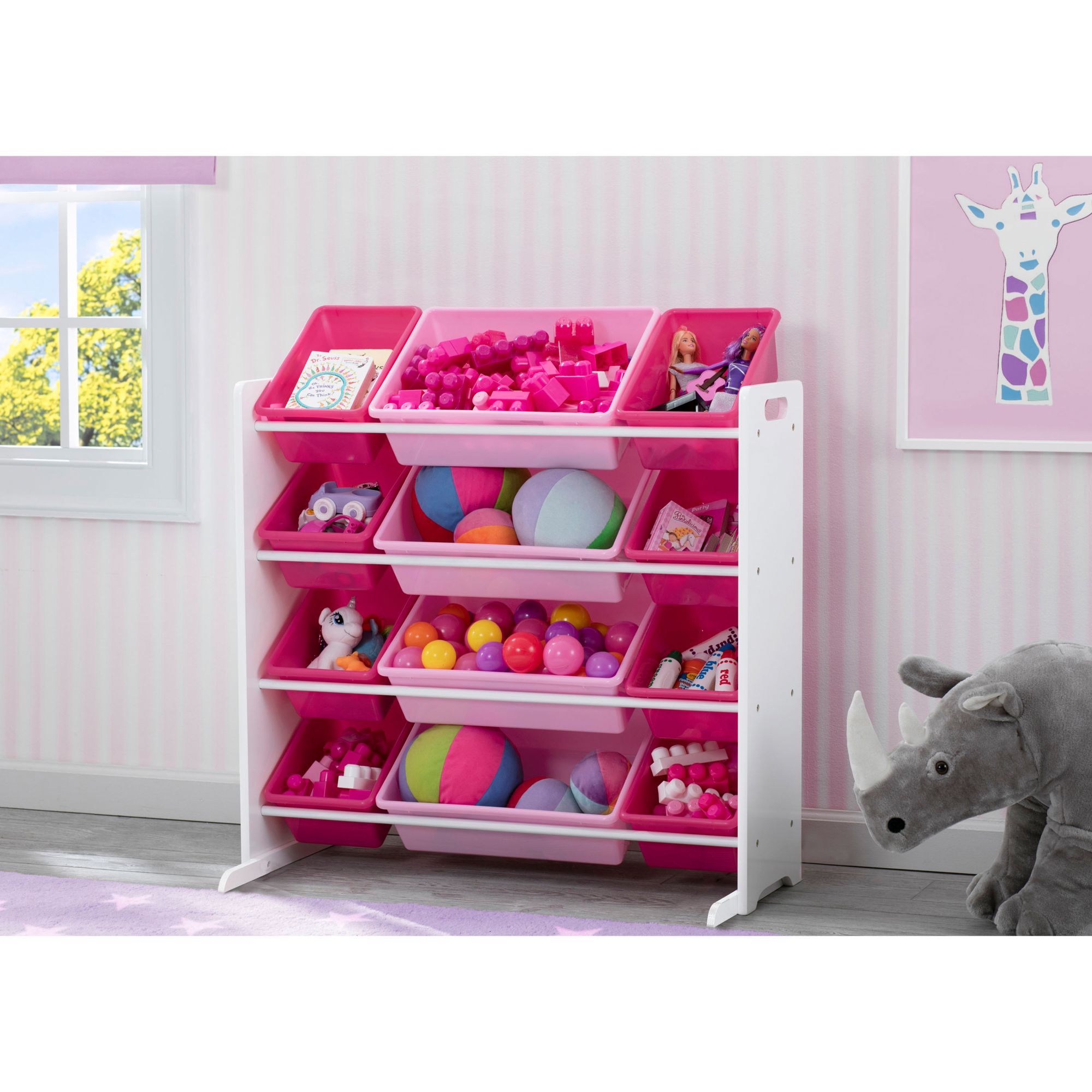 Pink sales toy storage