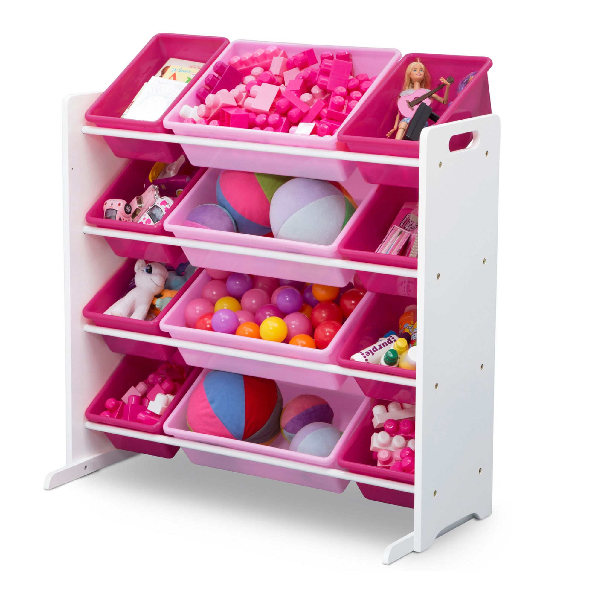 Delta Children Storage Organizer - 12 Bins, Pink