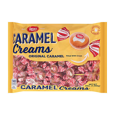 Goetze's Caramel Creams Candy, 3 lbs.