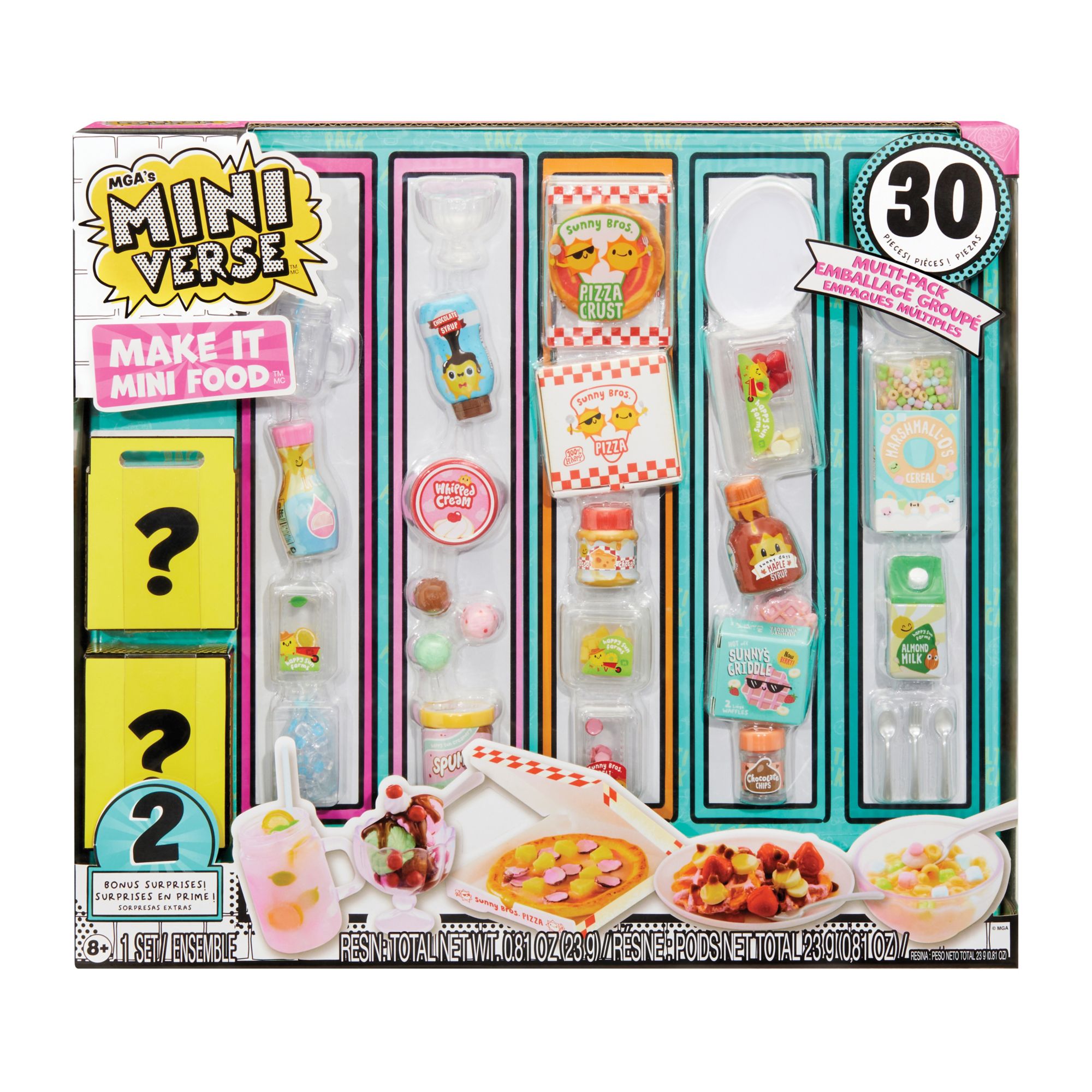 MGA's Miniverse Make It Mini Food Diner Series 2 Mini Collectibles