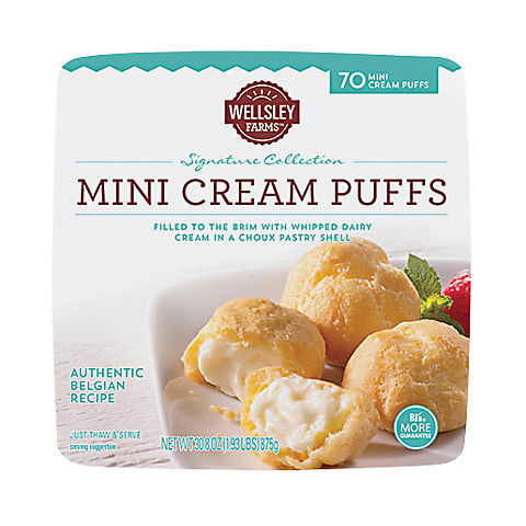 Wellsley Farms Mini Cream Puffs, 70 ct.