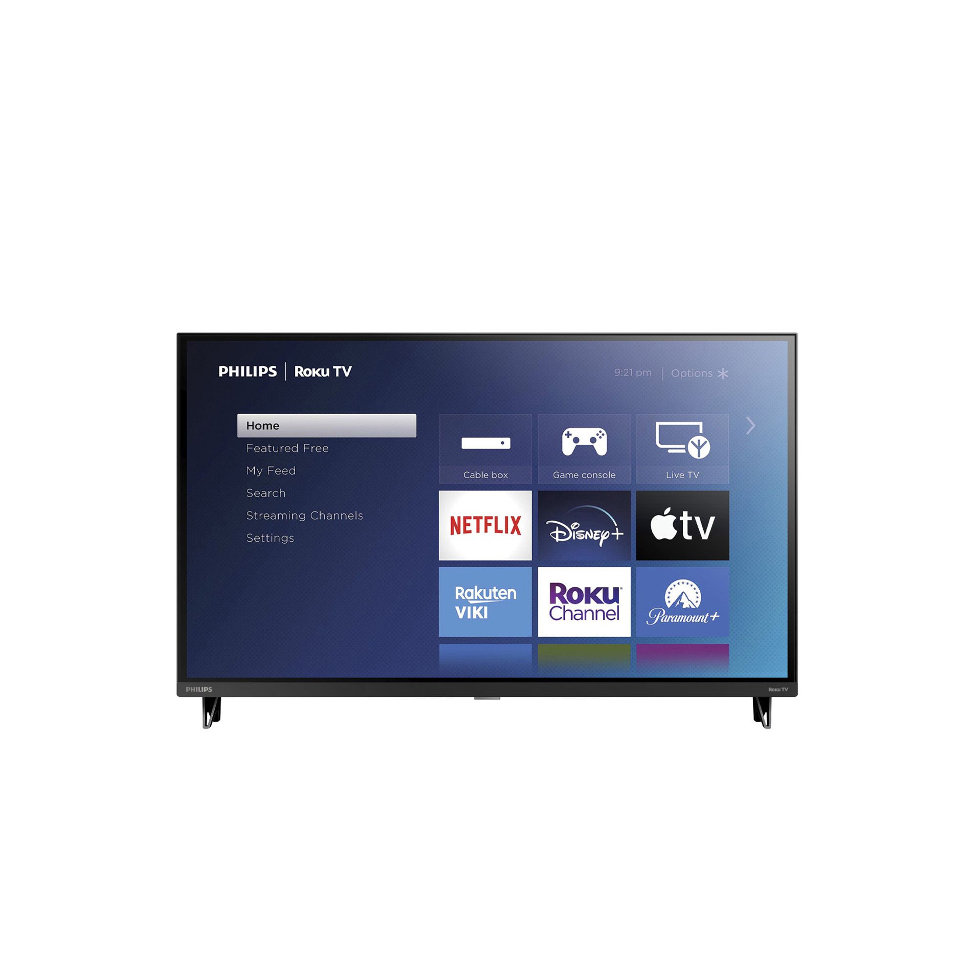 Philips 32 PFL64 HD Roku Smart TV with 3-Year Coverage