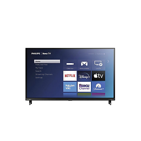 Philips 32" PFL64 HD Roku Smart TV with 2-Year Coverage