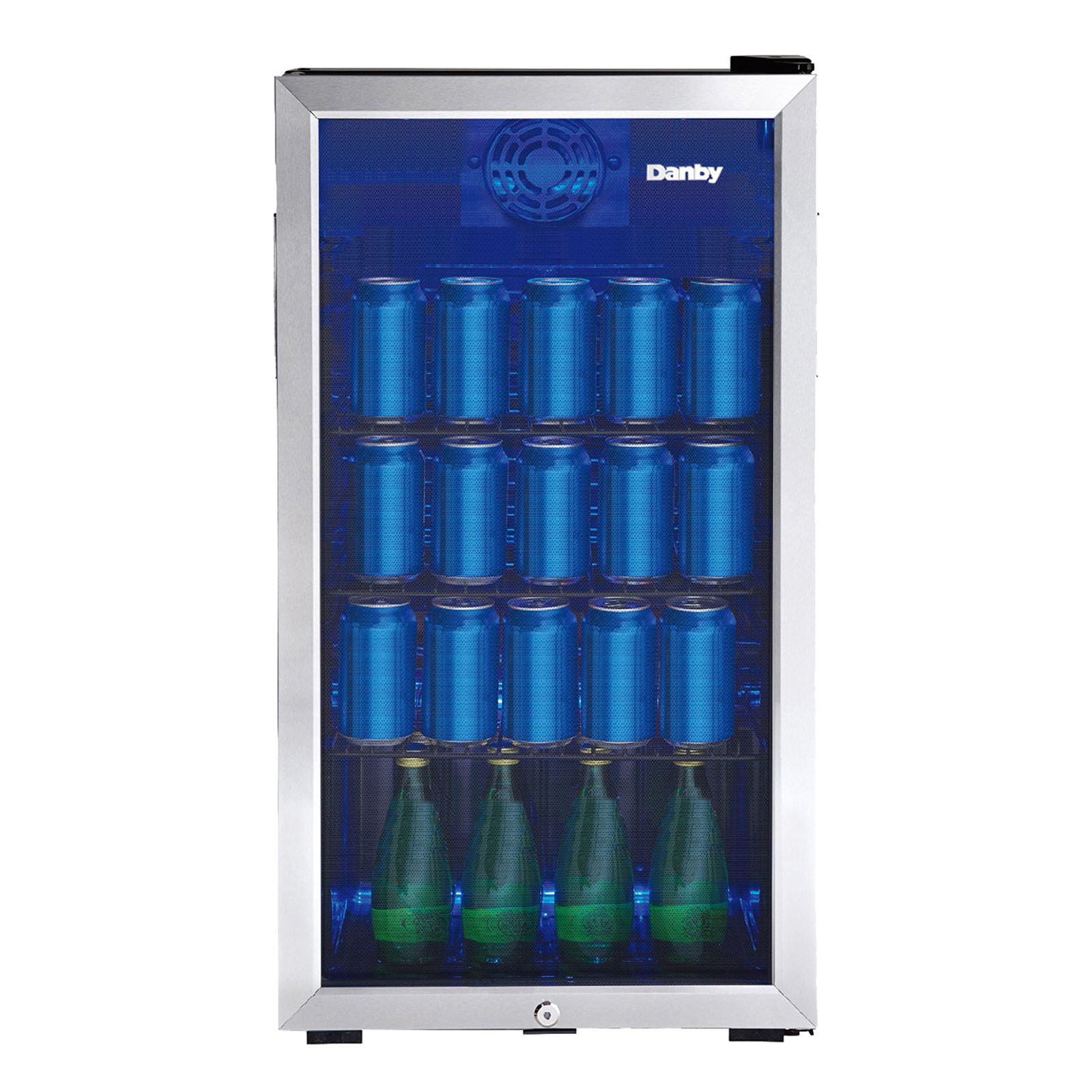 Danby DBC117A1BSSDB-6 3.1 cu. ft. Free Standing Beverage Center - Stainless  Steel