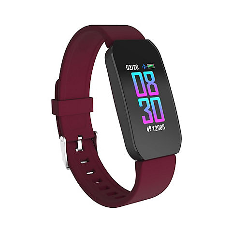 iTouch Active Smartwatch and Fitness Tracker - Burgundy