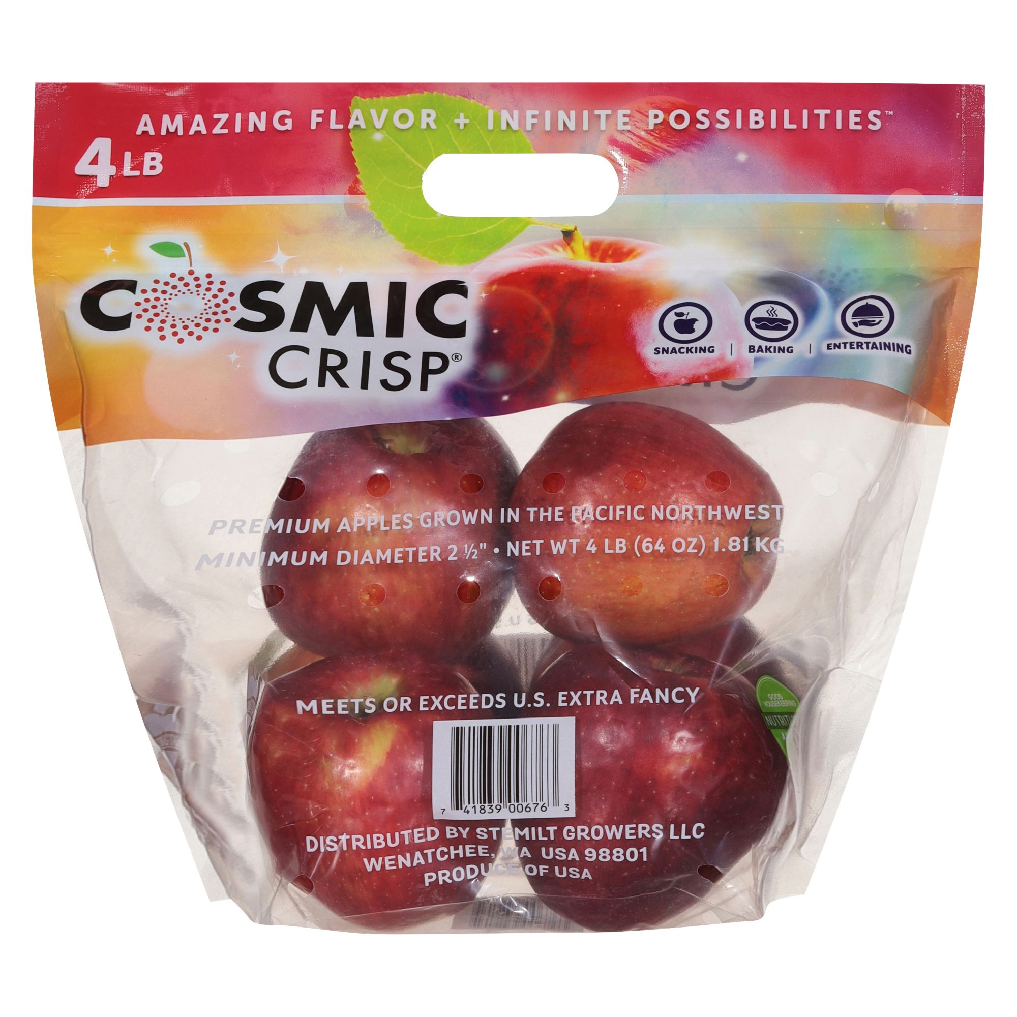 Bulk Cosmic Crisp Apple Organic, 4 lbs