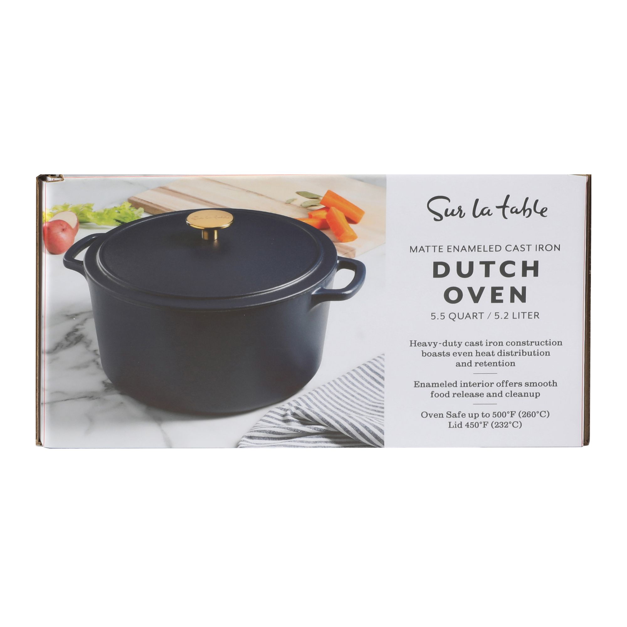 Enameled Cast Iron Dutch Oven