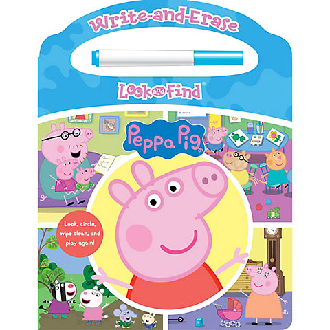 Peppa Pig - Write-and-Erase Look and Find - Wipe Clean Learning Board