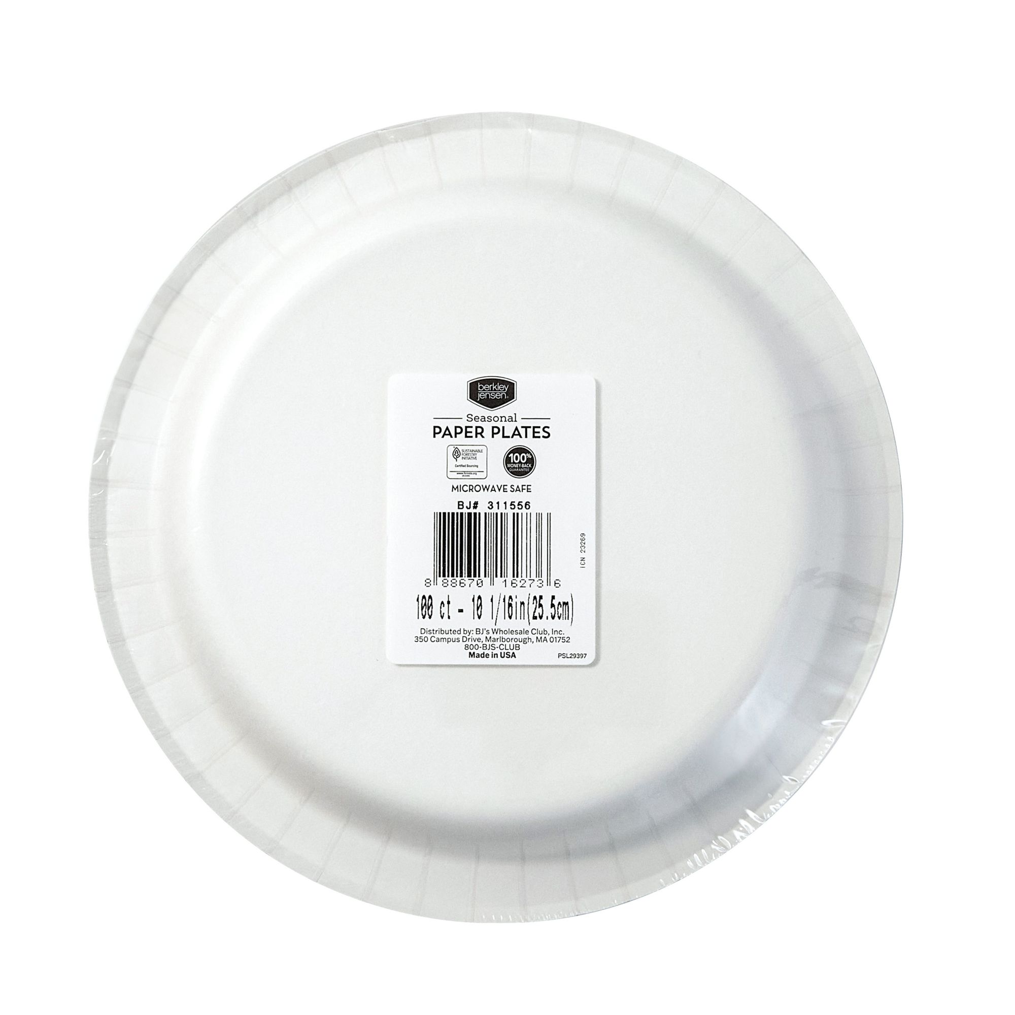 Berkley Jensen 10 White Plastic Dinner Plates